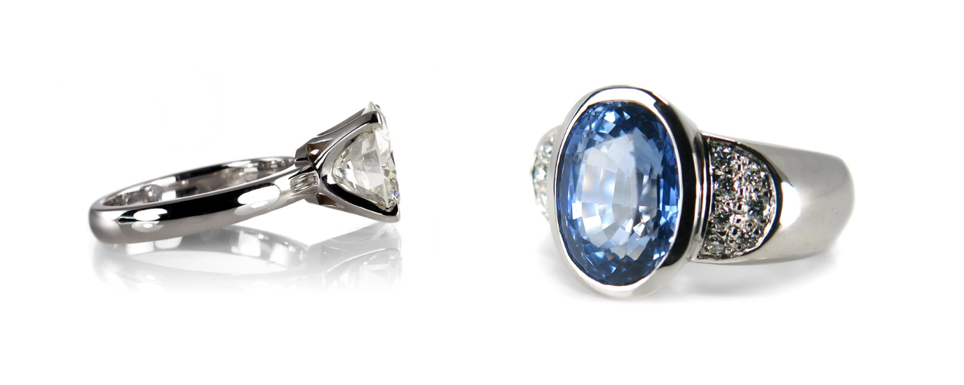 prsteny z bílého zlata